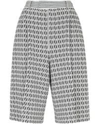 fendi monogram shorts