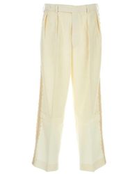 Bode - Ivory Wool Pant - Lyst