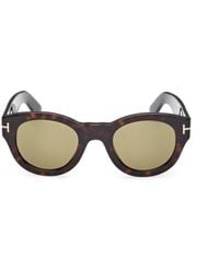 Tom Ford - Lucinda Round Frame Sunglasses - Lyst