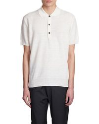 Barena - Marco Piqué Knitted Polo Shirt - Lyst