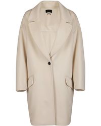 Isabel Marant Cocoon Coat - Natural