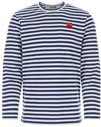 COMME DES GARÇONS PLAY - Striped Long-sleeve T-shirt - Lyst