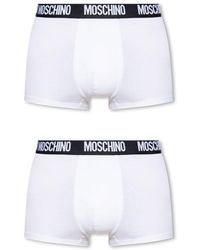 Moschino - Logo-waistband 2-pack Boxers - Lyst