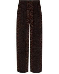 Balenciaga Printed Viscose Pyjama Pant in White | Lyst