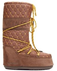 Moon Boot - Icon Quilted Lace-up Snow Boots - Lyst