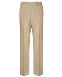 Burberry - Wool Tailored Pants - Lyst