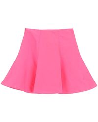 Valentino Trapeze Line Mini Skirt - Pink