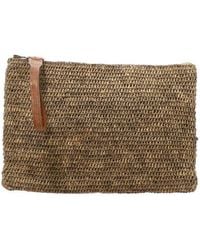 IBELIV - Ampy Woven Zipped Clutch Bag - Lyst