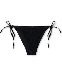 Iceberg - Logo Jacquard Side Tie Fastened Bikini Bottoms - Lyst