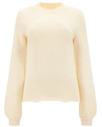 Chloé - Balloon Sleeved Knitted Sweater - Lyst