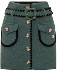 Cormio - Helga 3.0 Belted Knit Mini Skirt - Lyst
