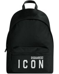 DSquared² - Closure With Zip Printed Backpacks - Lyst