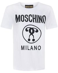Moschino T-shirts And Polos White