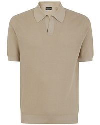 Zegna - Premium Cotton Polo Shirt Clothing - Lyst