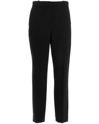 Theory - Treeca Cropped Tailored Pants - Lyst