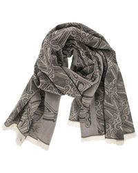Max Mara - Eleonor Wool, Silk And Linen Jacquard Stole - Lyst