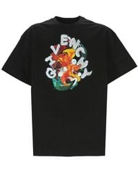 Givenchy - Logo Printed Crewneck T-shirt - Lyst