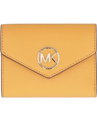 MICHAEL Michael Kors - Carmen Tri-fold Envelope Medium Wallet - Lyst