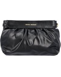 Isabel Marant Miniluz Mini Clutch Bag - Black