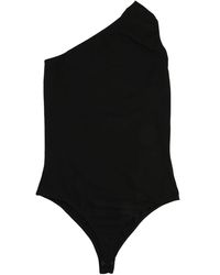Wolford - 'the One Shoulder Asymmetrical Open Back' Bodysuit - Lyst