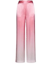 Casablancabrand - Morning City View Monogram Pattern Trousers - Lyst