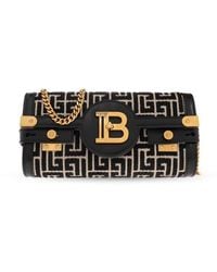 Balmain - B-buzz 23 Monogram Shoulder Bag - Lyst