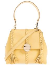 Chloé - Penelope Braid-detailed Small Top Handle Bag - Lyst