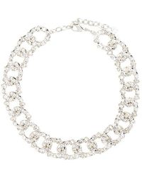 Swarovski - Dextera Crystal Chained Necklace - Lyst