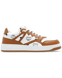MCM - Neo Derby Visetos Lace-up Sneakers - Lyst