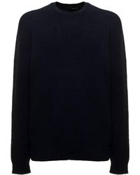 Roberto Collina - Long Sleeved Knitted Sweater - Lyst