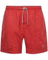 Brunello Cucinelli Drawstring Swimming Shorts - Red