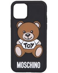 Moschino Iphone 11 Pro Max Cover Unisex - Black