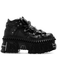 Vetements - X New Rock Logo Detailed Lace-Up Shoes - Lyst