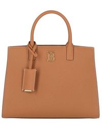 Burberry - Mini Leather Frances Tote Bag - Lyst