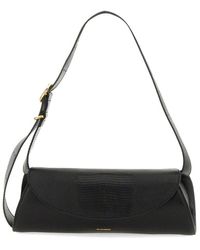 Jil Sander - Small Cannolo Foldover Top Clutch Bag - Lyst