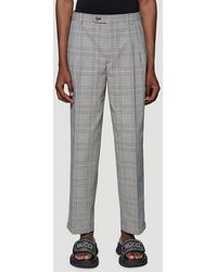 gucci checkered pants