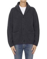 Roberto Collina - Button-up Knit Sweater - Lyst
