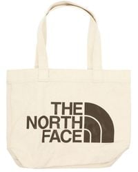 The North Face - Logo Printed Large Tote Bag - Lyst