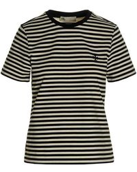 Tory Burch - Stripes T-shirt - Lyst