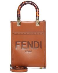 Fendi - Sunshine Mini Shopper Tote Bag - Lyst