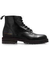 Common Projects - Lace-up Combat Boots - Lyst