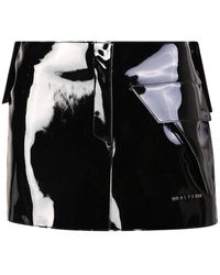 1017 ALYX 9SM - Miniskirt With Engraved Logo And Glossy Finish Of - Lyst