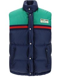 Gucci - Nylon Padded Vest - Lyst