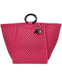 Karl Lagerfeld K/basket Extra Large Top-handle Bag - Pink