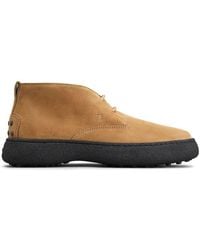 Tod's - W. G. Heritage Lace-Up Desert Boots - Lyst