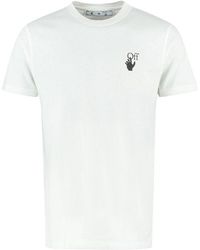 Off-White c/o Virgil Abloh Caravaggio Printed Crewneck T-shirt - White