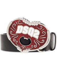 DSquared² - Leather Belt - Lyst