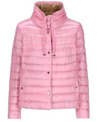 Herno - Funnel Neck Reversible Puffer Jacket - Lyst