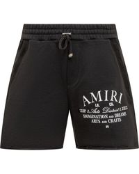Amiri - Arts Logo Plush Short Pants - Lyst