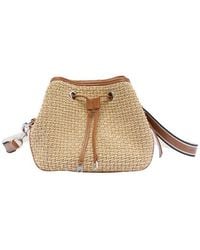 Hogan - Woven Drawstring Basket Bag - Lyst